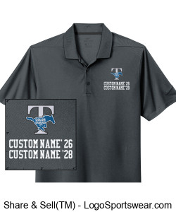 Customizable COLOR GUARD embroidered logo on Nike Polo Design Zoom